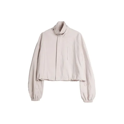 ELLE Cropped Coat Women's Light Pink