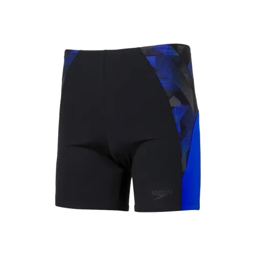 Speedo Плавательные шорты Мужские Черные Синие