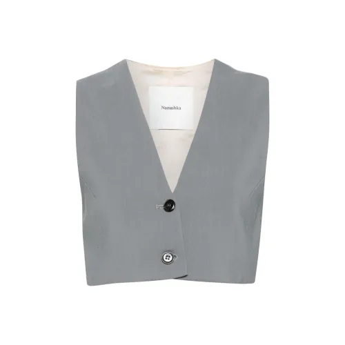 NANUSHKA Жилет Женские Синий Серый