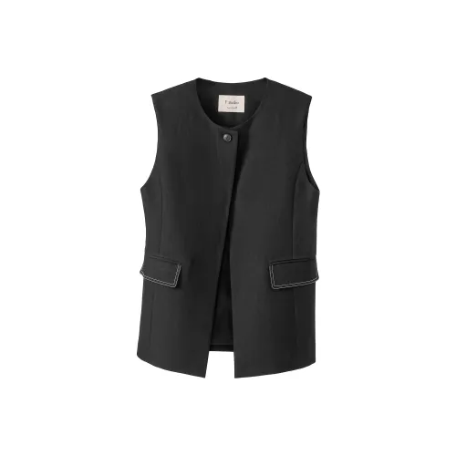 Fstudio Черные Женские Жилеты