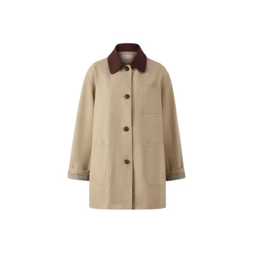 E.land Хаки 35Beige Женские Тренч