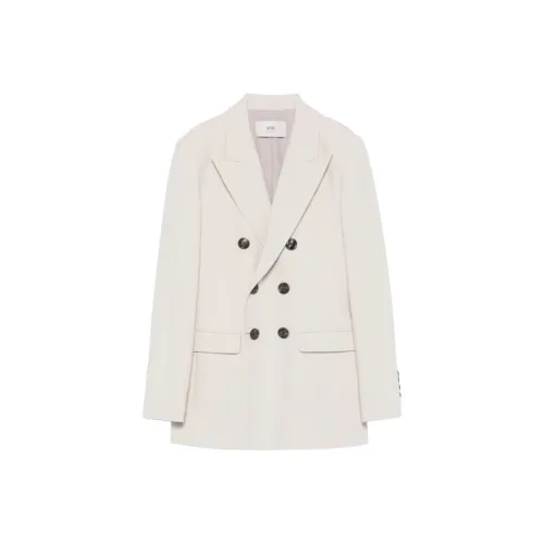 AMIPARIS SS25 Бизнес-костюм Женский Экрю