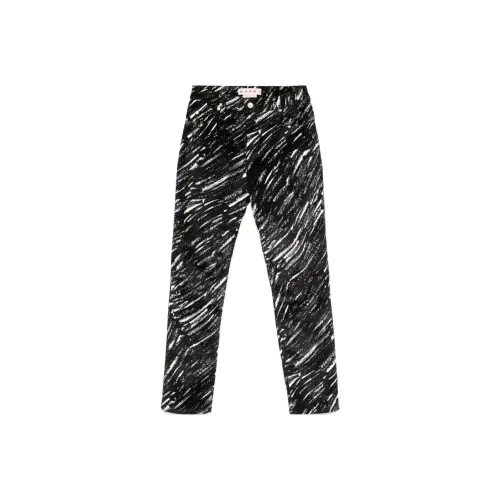 MARNI FW24 Повседневные брюки Женские Черный