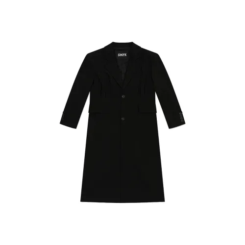 SMFK Пальто Унисекс Дикий Черный