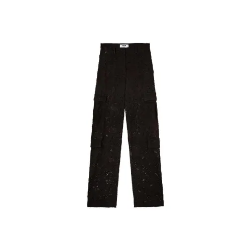 MSGM Черные Женские Повседневные Брюки