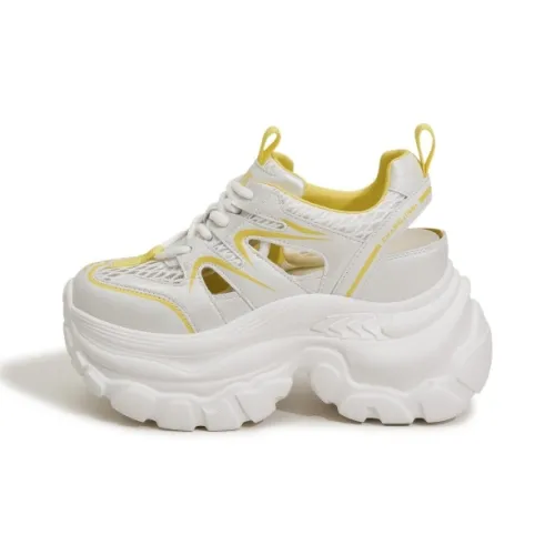 Milan Love Song Амортизаторы Устойчивые к истиранию Низкий топ Толстая подошва Кроссовки Женские