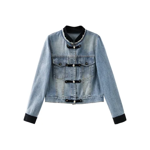 RED DRAGONFLY Denim Jacket Women's Blue