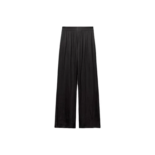 ZARA Черные Женские Повседневные Брюки