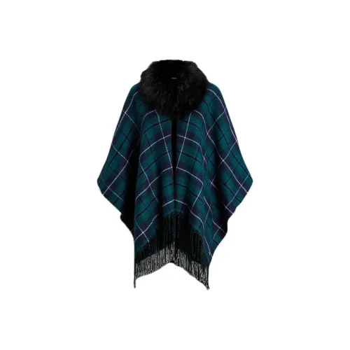 LAUREN RALPH LAUREN Плащ Женский Зеленый Клетка