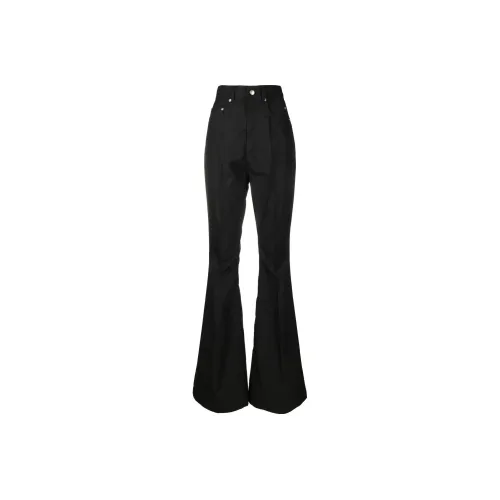RICK OWENS Черные Женские Повседневные Брюки