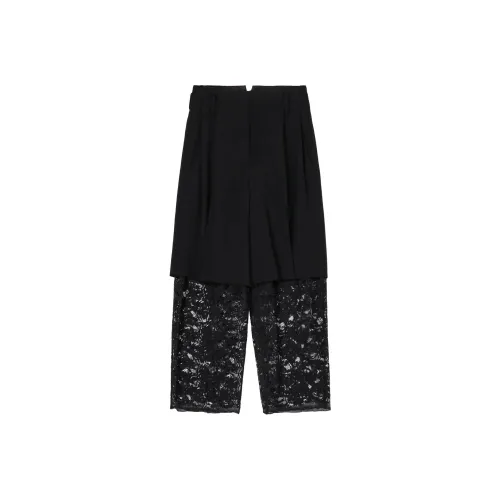 Yohji Yamamoto Черные Женские Повседневные Брюки