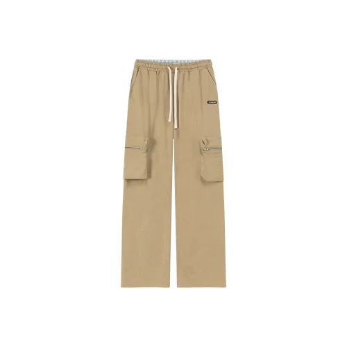 NO ONE ELSE Горчичный желтый Женские Повседневные Брюки