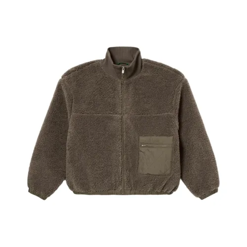 LACOSTE Вельвет Feel Пальто Женское Хаки Оливковый