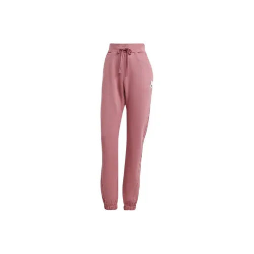 Adidas Lounge Fleece Joggers Casual Pants Women's Pink