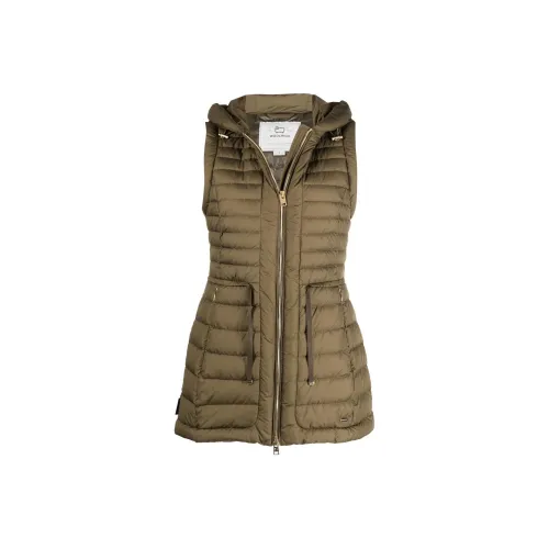 WOOLRICH Жилет Женские Оливково-зеленый