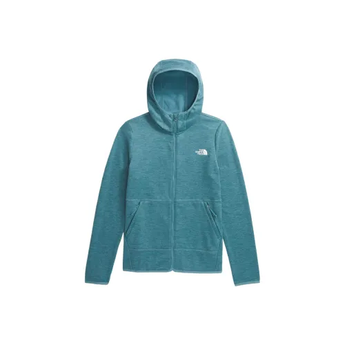 THE NORTH FACE CANYONLANDS Бархат Feel Пальто Женские Algae Синий Вереск Цветочный дизайн