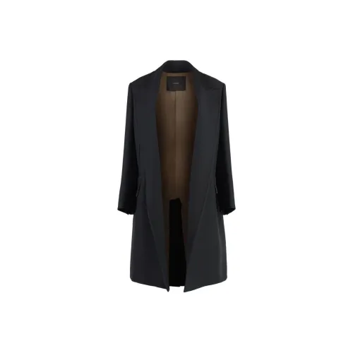 'S MAX MARA Черное Женское Пальто