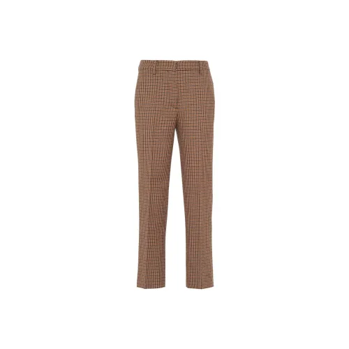 PRADA Табачные Женские Повседневные Брюки