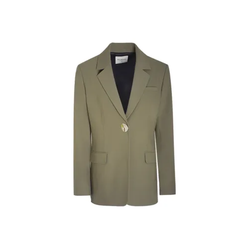 Little Pull Бизнес-костюм Женский Серый Горошек Зеленый