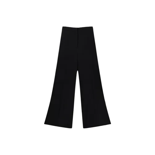 Stella McCartney HIGH RISE Шерсть Tuxedo Брюки Повседневные Брюки Женские Черные