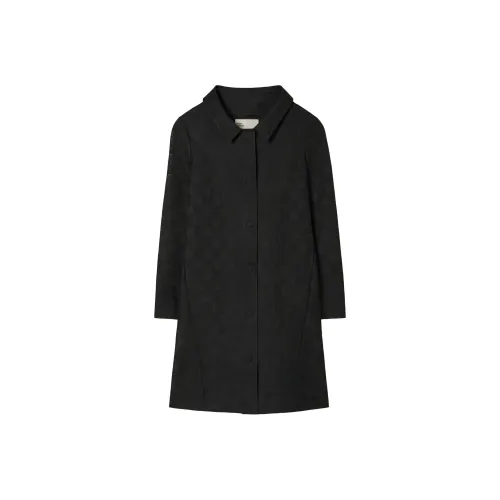 Tory Burch SS24 Тренчкот Женские Черный