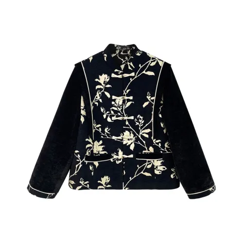 JK JS Cropped Coat Women's Black JK JS Укороченное пальто женское черное