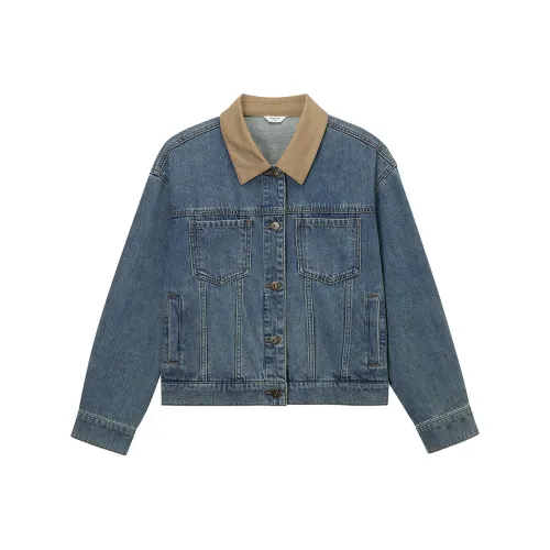 Hotwind Cropped Coat Women's 06 Blue Хотвинд Укороченное Пальто Женское 06 Синий