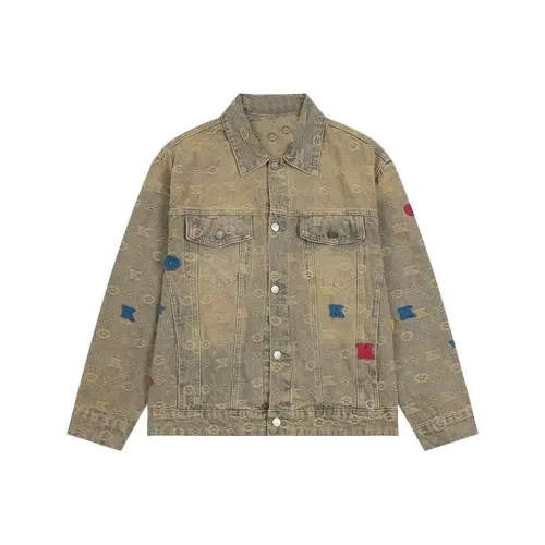 HUINIAN Джинсовая куртка Женская Желтый грязь