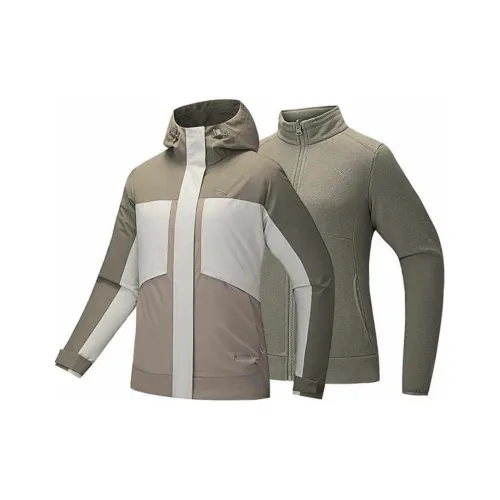 ANTA Outdoor Collection Ветровка Женские Seaduck Зеленый Ячмень SEED Серый Горчичный