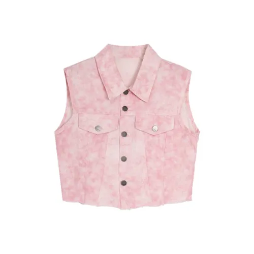 SETIROM Розовые Женские Жилеты