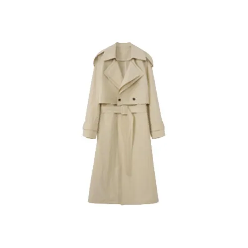 Homemade Willow Silk Тренчкот Женский Light Mist Khaki