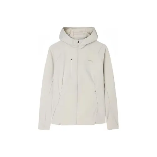 ANTA Comprehensive Training Collection Sports Lifestyle Collection Тренчкот Женские Пшеница С рельефом Серый