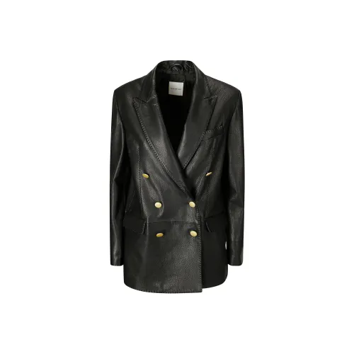 Tagliatore FW24 Кожа Куртка Женская Черная