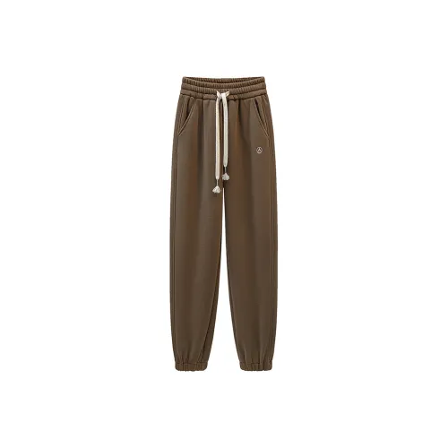 Cypress House Повседневные брюки Женские Темный кофейный