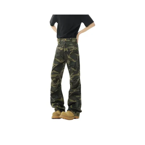 WOMA Камуфляж Унисекс Джинсы