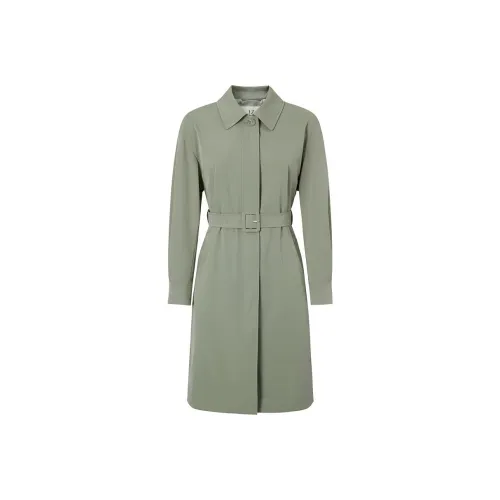 JZ. ANNAKRO Тренчкот Женский Желтый Зеленый