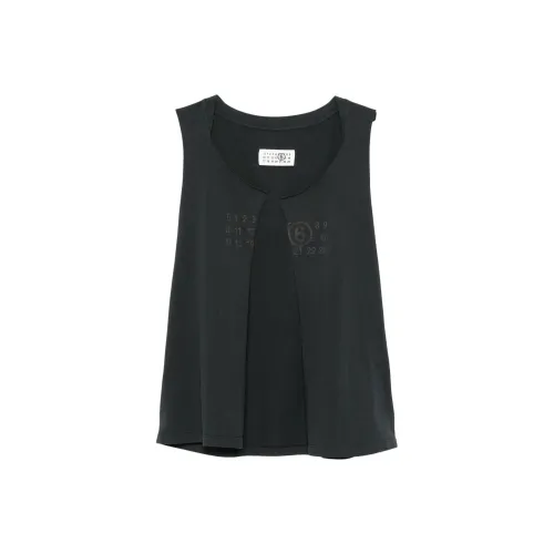 MM6 Maison Margiela совместный бренд SS25 Жилет Женские Черный