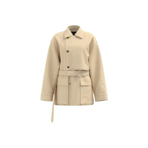 URBAN REVIVO Тренчкот Женский Хаки