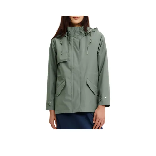 AIGLE SS24 Водонепроницаемый Ветрозащитный And Дышащий Ветровка Женские Rosemary Зеленый