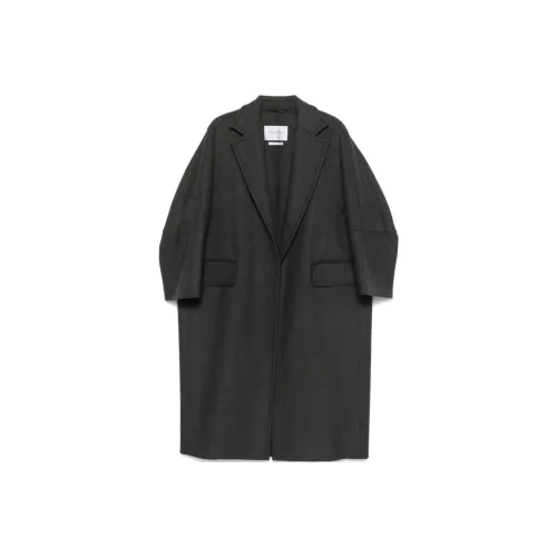 MaxMara Темно-серое Женское Пальто