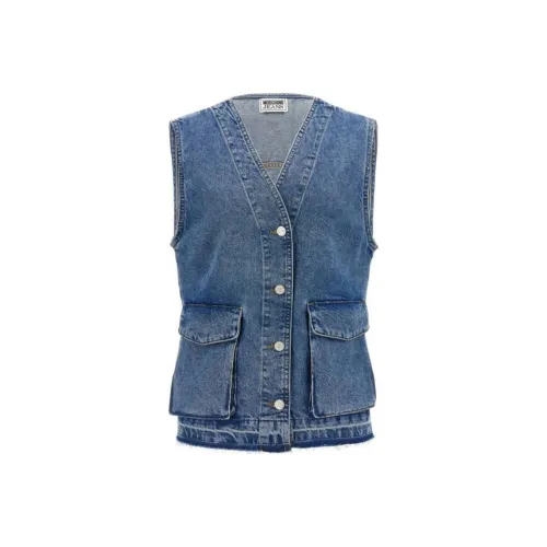 MOSCHINO Синие Женские Жилеты
