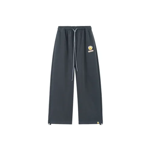 B.Duck Серые Женские Повседневные Брюки