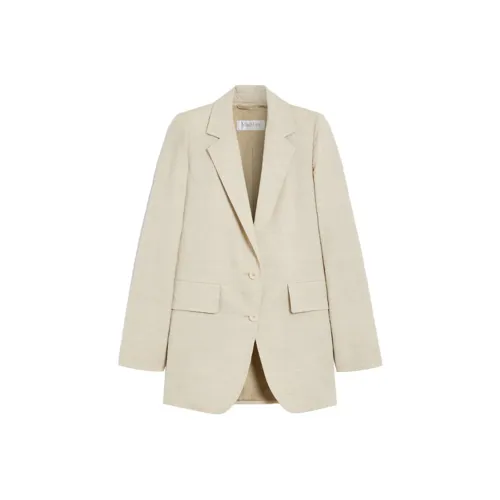 MaxMara Бизнес-костюм Пальто Женское Бежевое