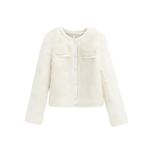 Love To Serve Вельвет Feel Куртка Женская Абрикос