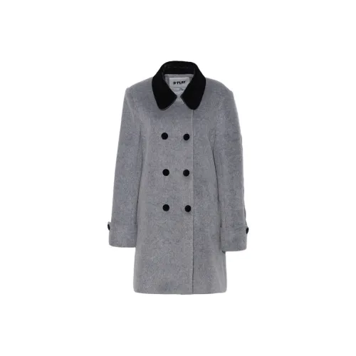 DPLAY Пальто Женское Элегантное Серое