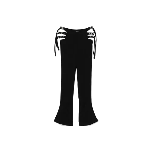 Mugler Черные Женские Повседневные Брюки