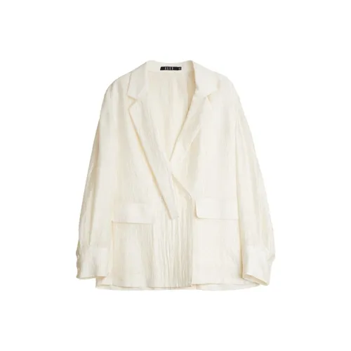 ELLE Бизнес Костюм Пальто Женское Экрю