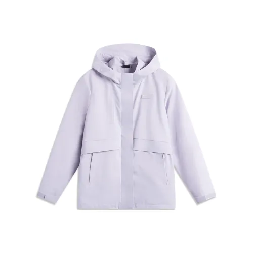 LINING Sports Trend Series Тренчкот Женский Морская соль Фиолетовый