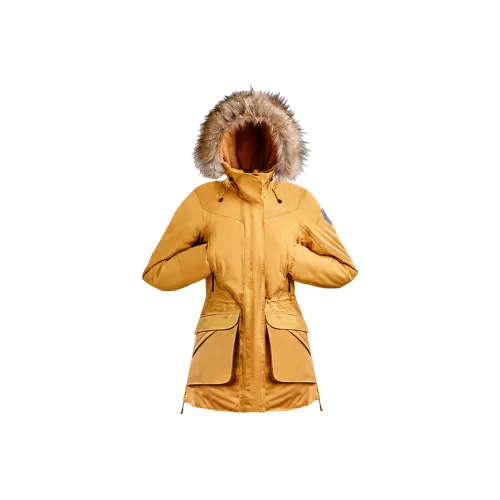 DECATHLON Ветровка Женская Коричнево-Желтая