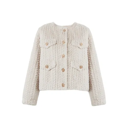 Cocoon Верблюжий Женские меховые изделия